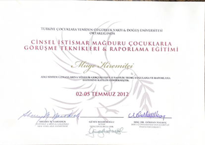 Cinsel İstismar Mağduru Çocuklarla Görüşme Teknikleri & Raporlama Eğitimi